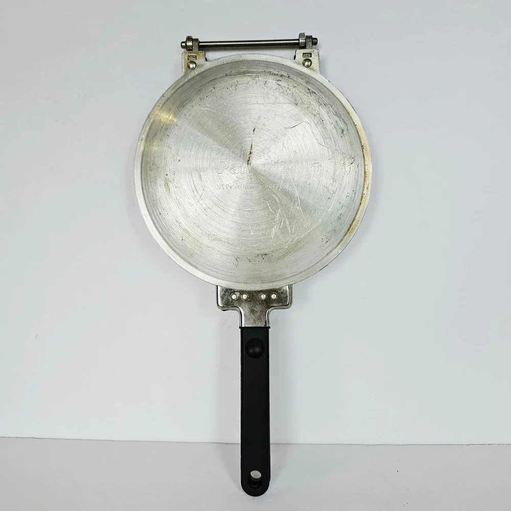 Vintage Perfect Pancake Double Sided Flipping Pan Non-Stick Breakfast Maker